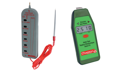 ¿Cómo medir la corriente en un cercado eléctrico Chapron? | Nutriset