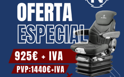 Asiento Grammer Maximo TG con suspensión neumática en oferta | Nutriset