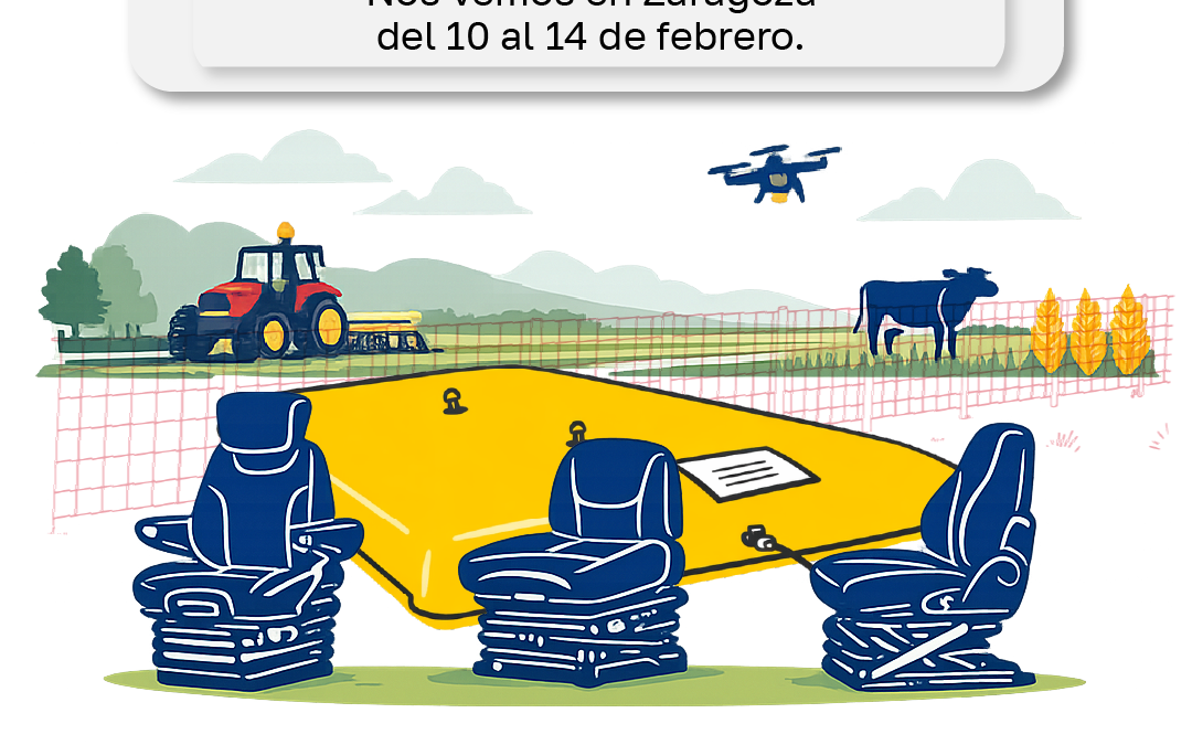 Asientos Grammer en FIMA 2026: Tu salud en el tractor | Nutriset